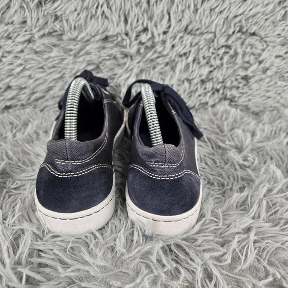 Clarks Collections 26117085 Womens 10 EU 41.5 Blue Soft Cushion Lace Up Low Top - Picture 5 of 10